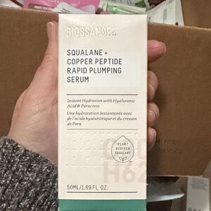 Biossance Squalane + Copper Peptide Serum - White and Teal